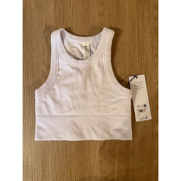 ALO Yoga Other - Alo Seamless Delight High Neck Bra in White NWT
